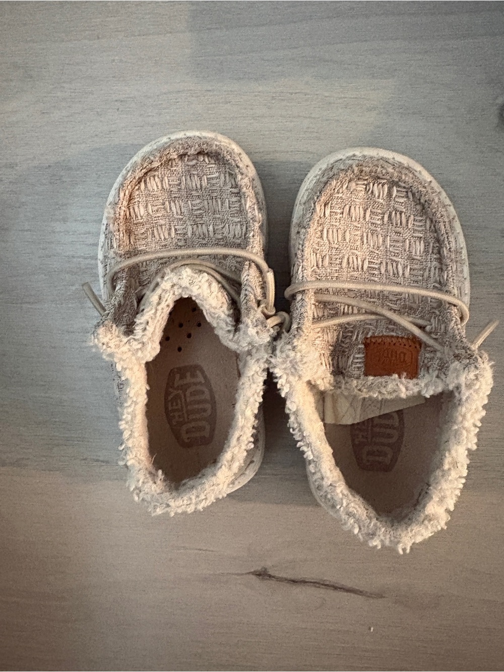 Hey Dude Kids Slip-On Cozy Wally in Cream